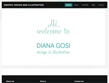 Tablet Screenshot of dianagosi.com